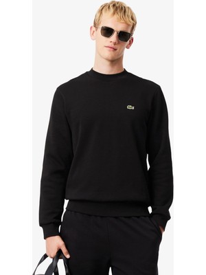 Lacoste Erkek Regular Fit Bisiklet Yaka Lacivert Sweatshirt