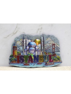 Marsilyan Silikon Istanbul Temalı Magnet ALK4343