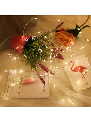 Marsilyan Peri LED Işık 5 Metre Gün Işığı Dekor Lambası 50 Ledli