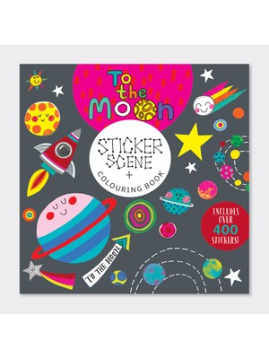 Smiggle Rachel Ellen - To The Moon Çıkartma Sahnesi Boyama ve Etkinlik Kitabı