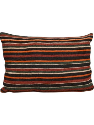 Kilim Antik El Dokuma Kilim Kırlent Yastık Kılıfı 0357 - Yeni - Çok Renkli