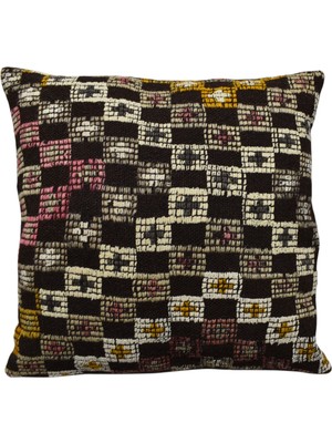 Kilim Antik El Dokuma Kilim Kırlent Yastık Kılıfı 0350 - Yeni - Çok Renkli