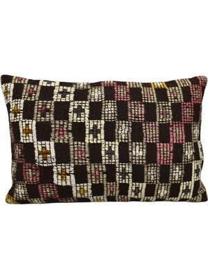 Kilim Antik El Dokuma Kilim Kırlent Yastık Kılıfı 0356 - Yeni - Çok Renkli