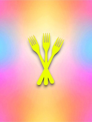 Sarı Renk Tek Kullanımlık Çatal (8 Adet)