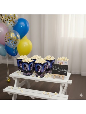 32 Kişilik Wednesday Temalı Mısır Kutusu / Ikramlık Kutusu (32 Adet)