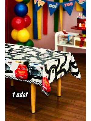 1 Adet Cars Temalı Masa Örtüsü - Parti ve Kutlamalar Için Masa Örtüsü