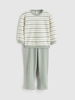 Lc Waikiki  Peak Yeni Sezon Bisiklet Yaka Erkek Bebek Sweatshirt ve Eşofman Altı