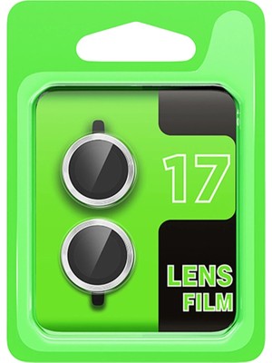 Buğz Apple Iphone 17 Raze Metal Kamera Lens - Gümüş