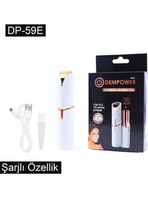 Buğz Dempower Şarjlı Yüz Tüy Alıcı Epilasyon Aleti Flawles  Kısa