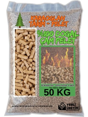 Karaoğlan Tarım A+ Kalite Tescilli Füze Pelet Soba Yakıtı 50 kg