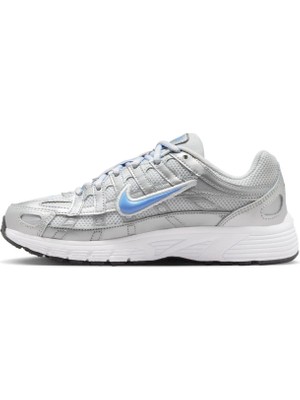 Nike P-6000 Metallic Silver Gs Sneaker Ayakkabı (Dar Kalıp)