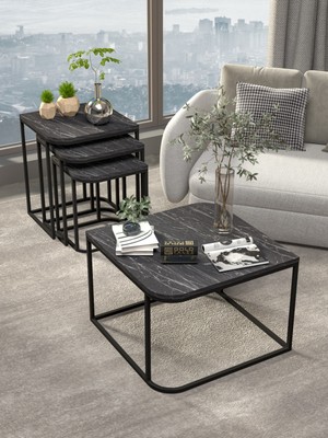 İşsevenler Orta Sehpa Ve Zigon Sehpa Damla Bendir