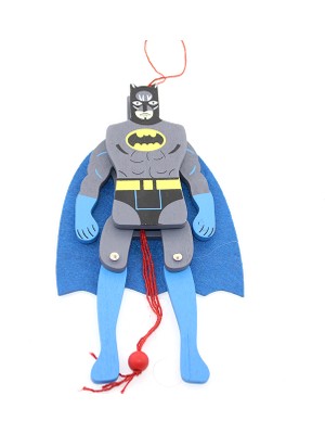 Marsilyan Ahşap Sallanan Batman Figürü
