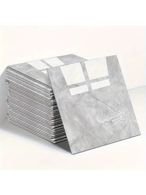 Buğz Gri Mermer Desen Duvar Sticker (30*30)