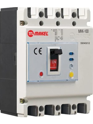 Makel  4X800 Amper 50KA Kaçak Akım Korumalı Kompakt Şalter