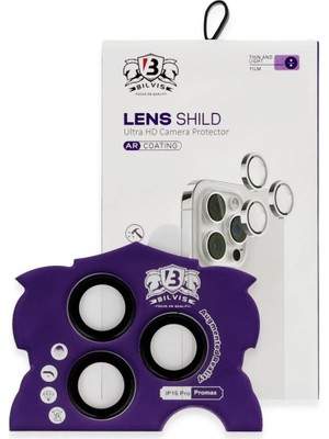 Buğz Newface Iphone 16 Pro Max Bilvis Titan Kamera Lens - Siyah