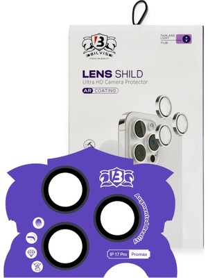 Buğz Apple Iphone 17 Pro Max Bilvis Titan Kamera Lens - Lacivert