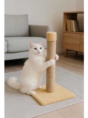 Elif Pet 52CM Kedi Tırmalama Tahtası Dayanıklı Malzemeden Üretilmiş Geniş Kullanım Alanı