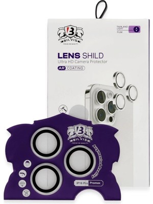 Buğz Newface Iphone 16 Pro Max Bilvis Titan Kamera Lens - Gümüş