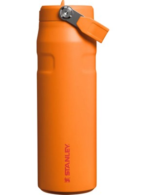 Stanley 0,70 lt Matara The IceFlow Flip Straw Pipetli Termos Bardak Turuncu Renkli Model