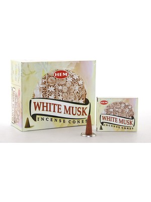 Marsilyan White Musk Aromalı Konik Tütsü