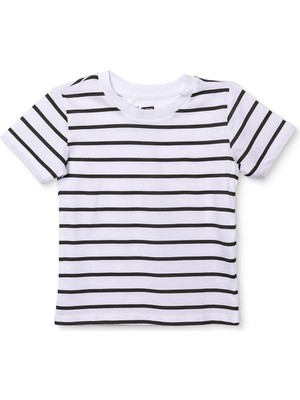 Hellobaby Erkek Bebek Tshirt Süprem Bisiklet Yaka Kısa Kol