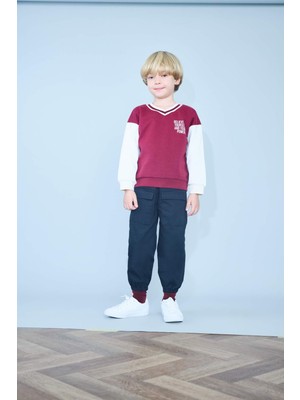 DeFacto Jogger Paça Gabardin Pantolon Erkek Bebek D3363A525WN