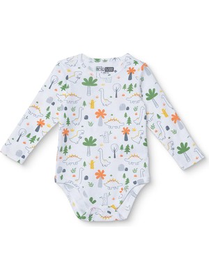 Hellobaby Erkek Bebek Uzun Kol Body Interlok Çıtçıtlı Yaka Uzun Kol