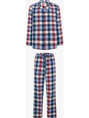 Penti Ekose Erkek Gömlek Pijama Takımı