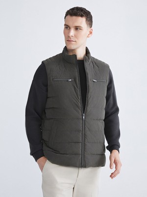 Lc Waikiki Yeni Sezon Standart Kalıp Dik Yaka Erkek Şişme Yelek