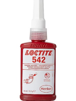 Loctite 542 Hidrolik-Pnomatik Orta Mukavemetli Dişli Sızdırmazlığı  50 ml