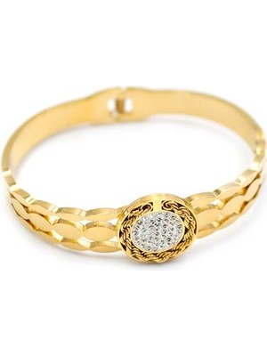 Örgü Bilezik - Altın