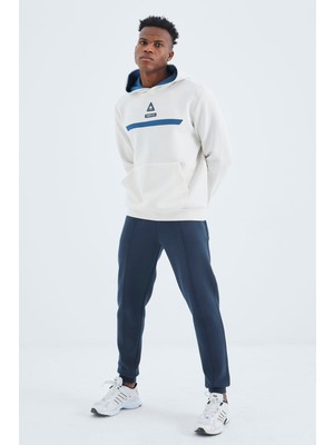 Tommy Life İndigo  Bağcıklı Ön Dikiş Detaylı  Standart  Kalıp Erkek Eşofman Alt - 84994