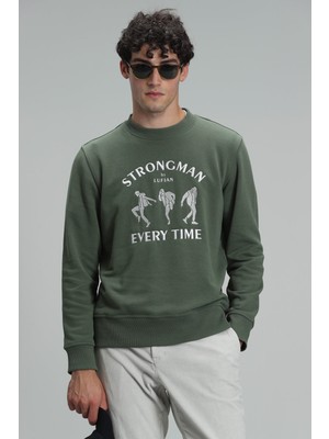 Lufian Edwın Erkek Sweatshirt Yeşil
