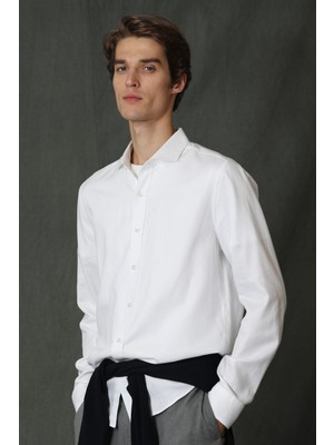 Lufian Vıana Erkek Basic Gömlek Comfort Slim Fit