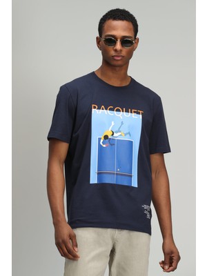 Lufian Fenza Modern Grafik T- Shirt