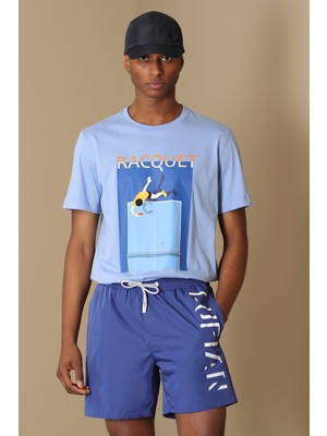 Lufian Fenza Modern Grafik T- Shirt