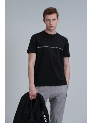 Lufian Carlos Modern Grafik T- Shirt