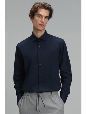 Lufian Austın Erkek Basic Gömlek Slim Fit