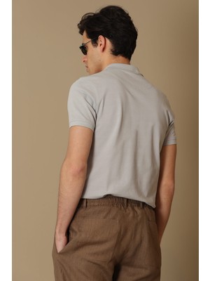 Lufian Laon Spor Polo Yaka Erkek Tişört