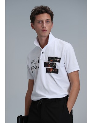 Lufian Mandy Smart Erkek Polo Tişört Siyah