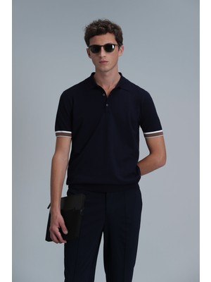 Lufian Mark Erkek Kazak Lacivert