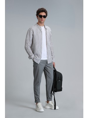 Lufian Tom Smart Erkek Chino Pantolon Slim Fit Yeşil