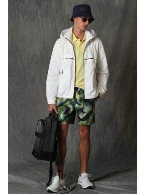 Lufian Cannel Erkek Deniz Şortu Yeşil