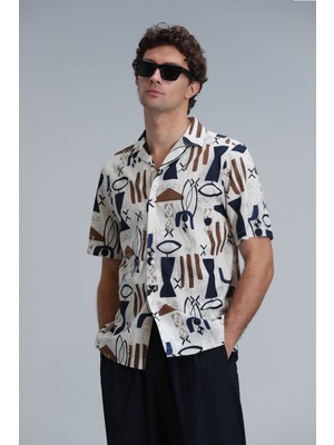 Lufian Kardem Erkek Basic Gömlek Comfort Slim Fit