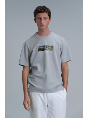 Lufian Bıanca Modern Grafik T- Shirt