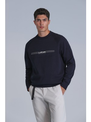 Lufian Squıre Erkek Sweatshirt Lacivert