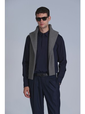 Lufian Evan Erkek Uzun Kol Tişört Lacivert