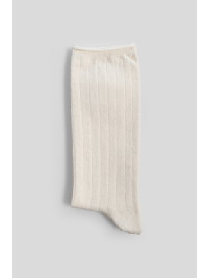Lufian Kord Kadın Çorap Ekru