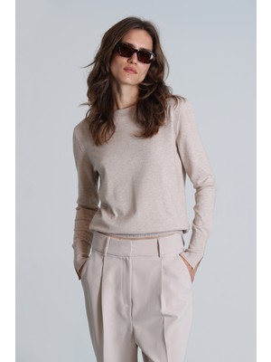 Lufian Bronte Kadın Kazak Bej